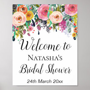 Garden Welcome Sign - Bridal Baby Shower Sign