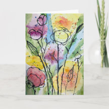 Garden Whimsy Note Card