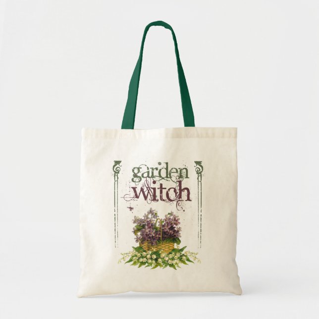 Garden Witch Tote Bag (Front)