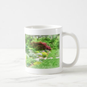 Garden With Japanese Maple Coffee Mug
