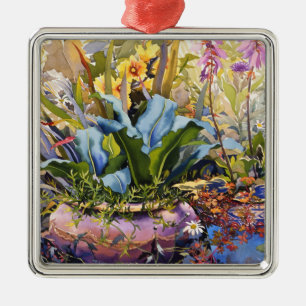 Garden with Plants 2000 Metal Tree Decoration