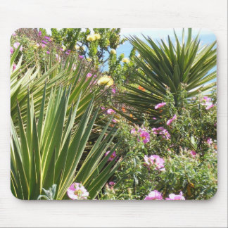 Garden With Variety Of Plants and Colourful Mouse Pad
