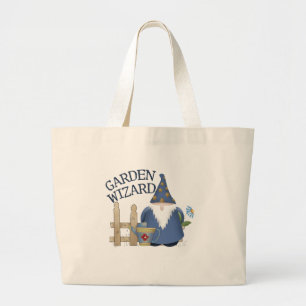 Garden Wizard Large Tote Bag