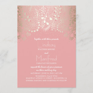 Garden Wonderland - Enchanted Woodland Wedding Invitation