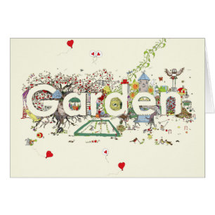 Garden Word Art Cute Funny Gardening Typography