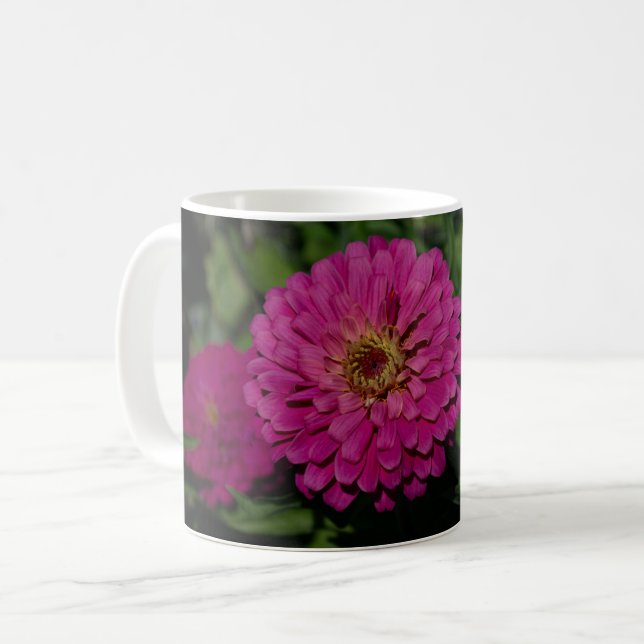 Garden Zinnia Coffee Mug (Front Left)