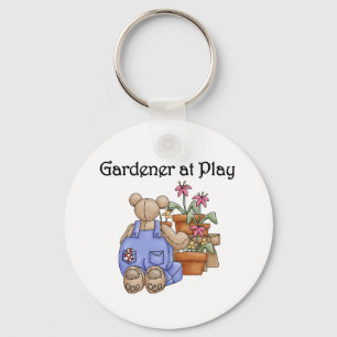 Gardener at Play Key Ring