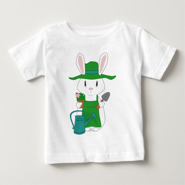Gardener Bunny Baby Shirt (Front)