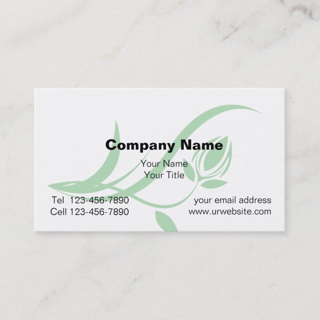 Gardener Business Cards (Front)