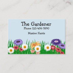 Gardener Cute Business Card