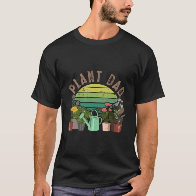 Gardener Dad Botanical Nature Garden Plant Daddy T-Shirt (Front)