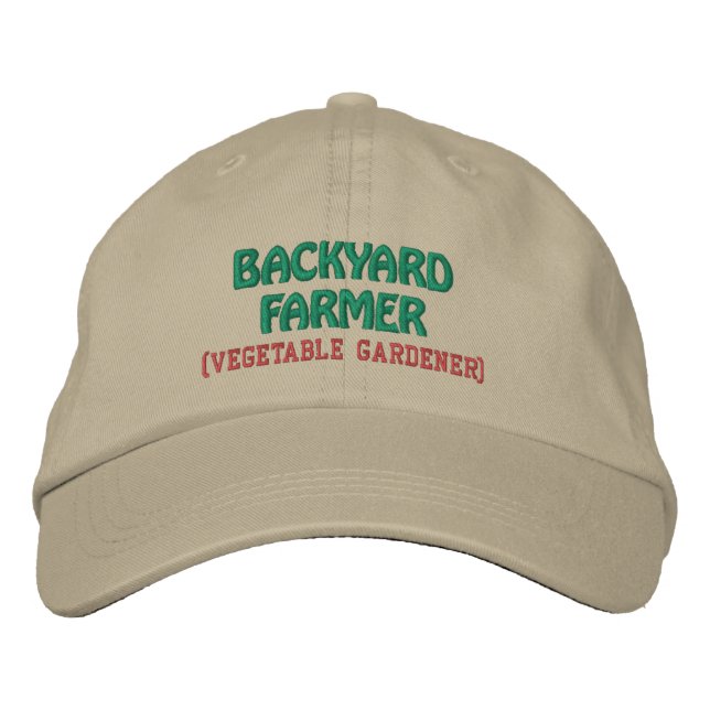 Gardener Embroidered Baseball Hat (Front)