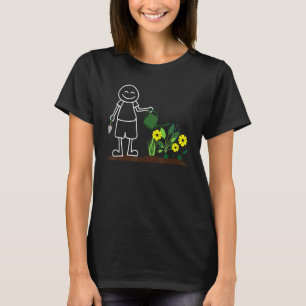 Gardener Flowers Watering Can Garden T-Shirt