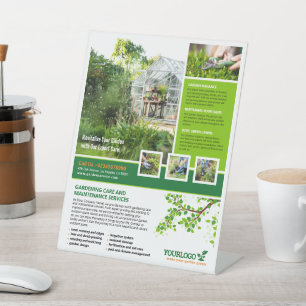 Gardener, Garden Centre, Lawn Care Pedestal Sign