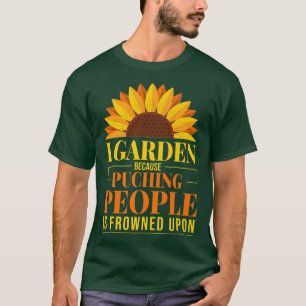 Gardener Gardening Flower - Funny Sunflower Premiu T-Shirt