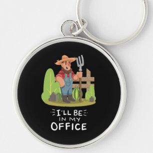 Gardener Gardening Key Ring
