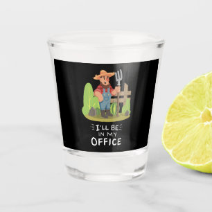 Gardener Gardening Shot Glass