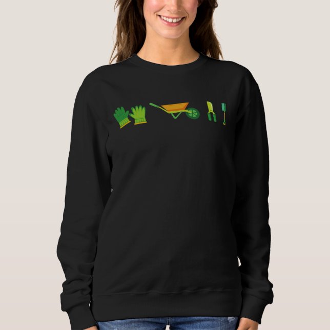 Gardener Gardening Tools Sweatshirt (Front)