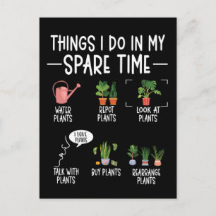 Gardener Humor Plant Whisperer Flowers Postcard