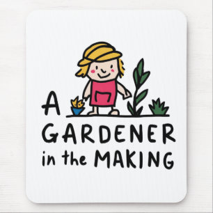 Gardener in the making gift mouse pad