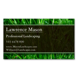 Gardener / Landscaping Magnetic Business Card