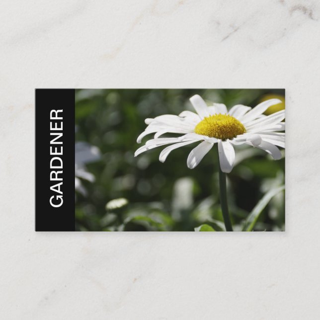 Gardener Professional Gardening Service Business Card (Front)