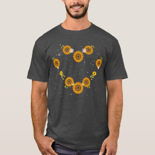 Gardener Sunflower Blossom Heart Botanical Garden T-Shirt
