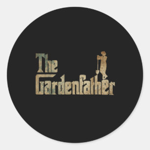 Gardener The Gardenfather Gardening Plant Lover Vi Classic Round Sticker