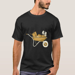 Gardener Wheelbarrow Plants Flowers Garden Gardeni T-Shirt
