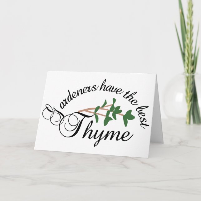 Gardeners Card (Front)