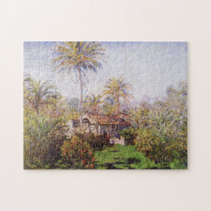 Gardener's House at Bordighera Monet Fine Art Jigsaw Puzzle