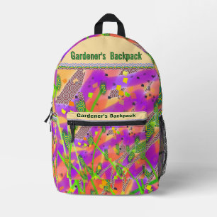 Gardener's printed backpack