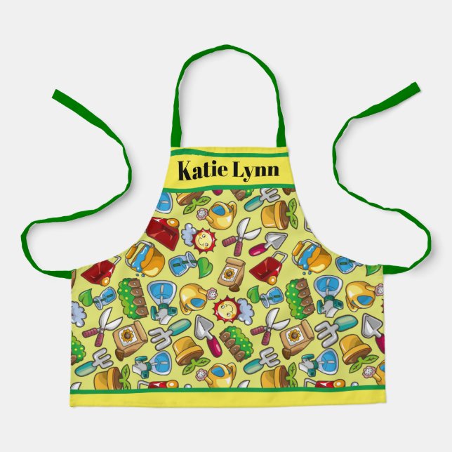 Gardeners Reap What They Sow Child Version  Apron (Front)