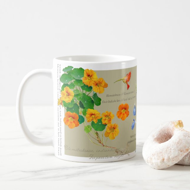 Gardener's  teatime mug (With Donut)
