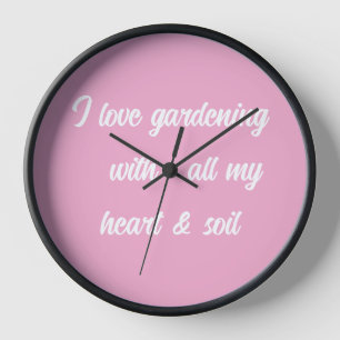 Gardener's Wall Clock