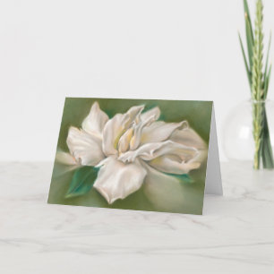 Gardenia Pastel Artwork Card