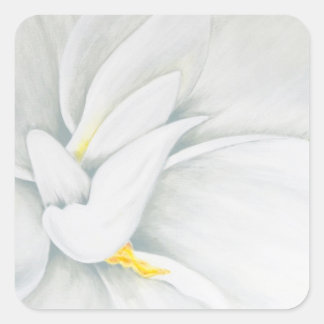 Gardenia Square Sticker