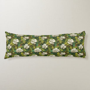 Gardenias Flower Living Room Decor Western Outdoor Body Cushion