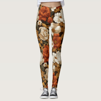 Gardenias Flower Weightlifting Gardenias Petal Leggings