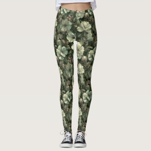 Gardenias Flower Workout Wear Gardenias Charm Best Leggings