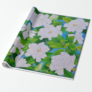 Gardenias Wrapping Paper