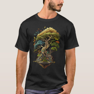 Gardening 4\Japanese Bonkei Miniature tree gardeni T-Shirt