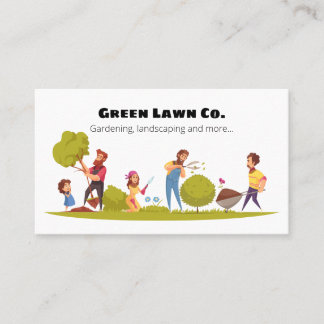 Gardening and Landscaping Business Card
