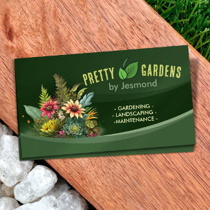 Gardening and Landscaping Services Business Card