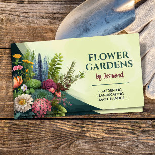 Gardening and Landscaping Services Business Card