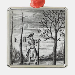 Gardening and Plant Maladies Metal Ornament