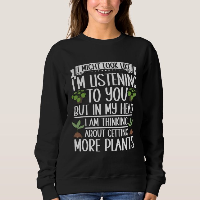 Gardening Apparel Gardener for Landscaping Lovers  Sweatshirt (Front)
