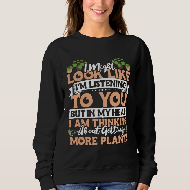 Gardening Apparel Gardener for Landscaping  Women  Sweatshirt (Front)
