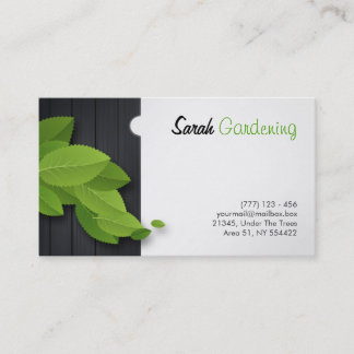 gardening, architecture, carpentry etc. card