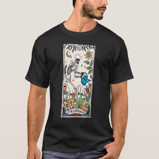 Gardening Because Murder Is Wrong Tarot Skeleton G T-Shirt